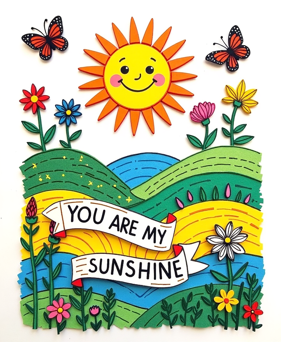 You Are My Sunshine – Kids & Nursery Digital Wall Art (4:5 & 2:3 Ratios)