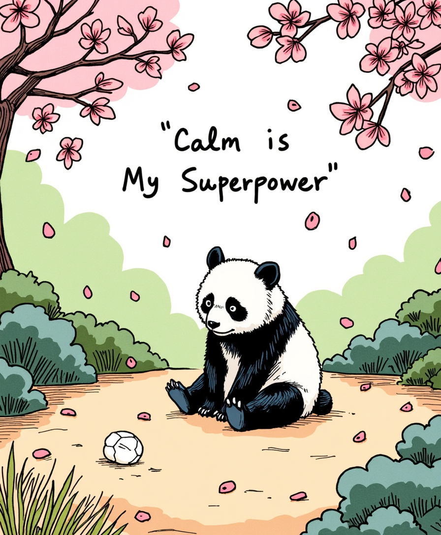 Calm is My Superpower – Kids & Nursery Digital Wall Art (4:5 & 2:3 Ratios)