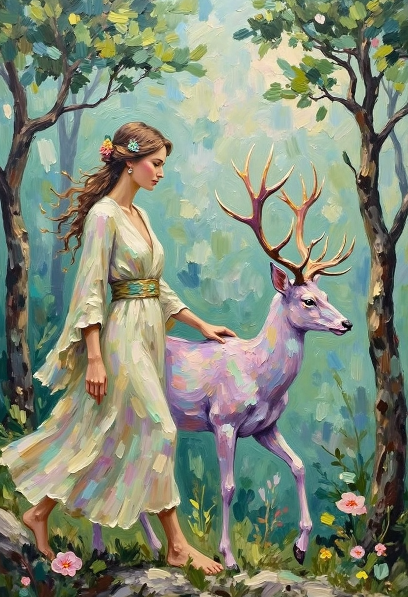 Artemis – Goddess of the moon, hunting, and protector of young women | Greek Mythology Digital Wall Art