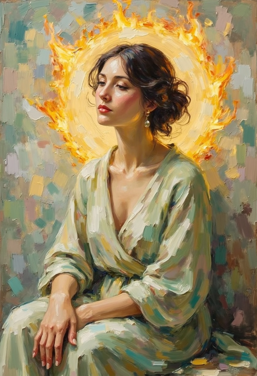 Hestia – Goddess of hearth and home | Greek Mythology Digital Wall Art