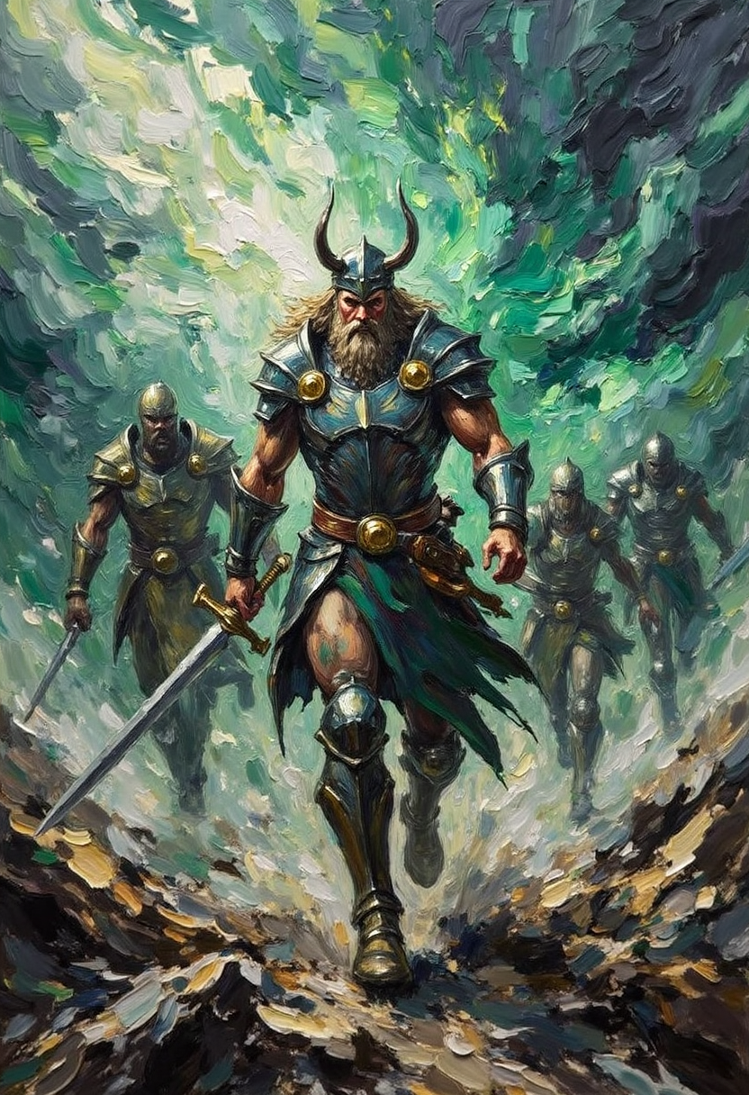 Odin - The All-Father, chief of the gods, god of wisdom, war, magic, and poetry | Norse Mythology Digital Wall Art