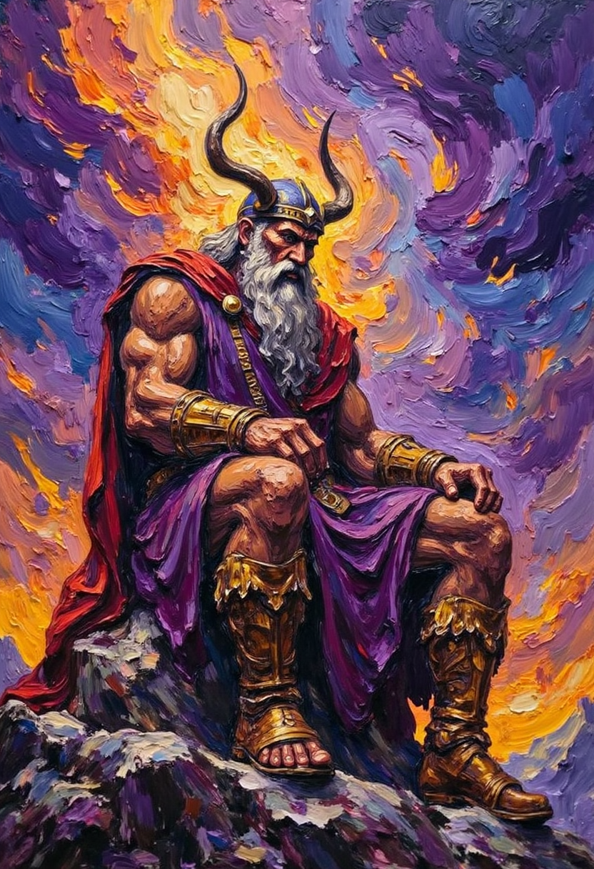 Odin - The All-Father, chief of the gods, god of wisdom, war, magic, and poetry | Norse Mythology Digital Wall Art