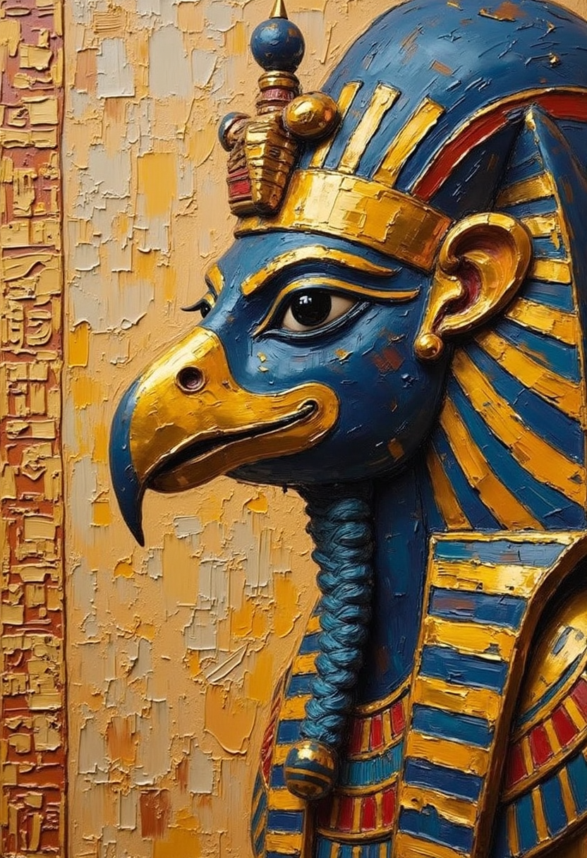 Ra – The sun god, supreme creator, ruler of the heavens | Egyptian Mythology Digital Wall Art