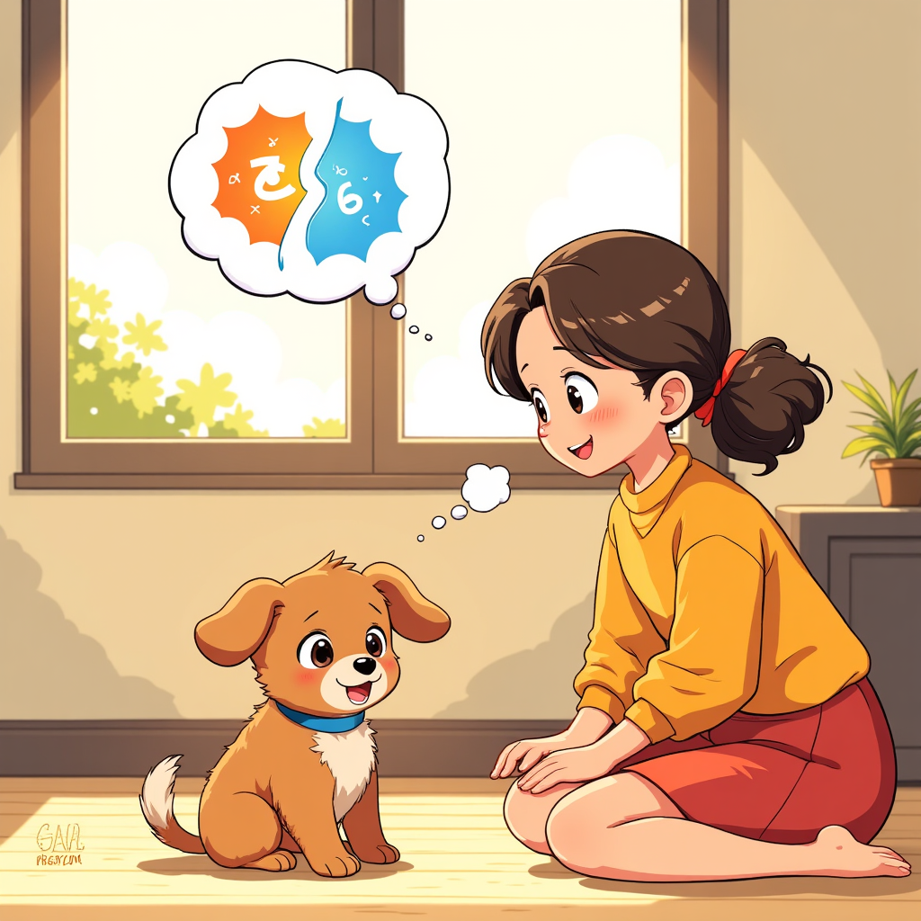 The Brave Puppy and the Worry Cloud