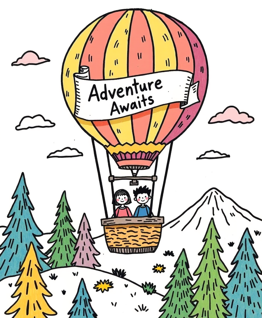 Adventure Awaits – Digital Wall Art for Kids & Nursery (4 Designs, 4:5 & 2:3 Ratios)