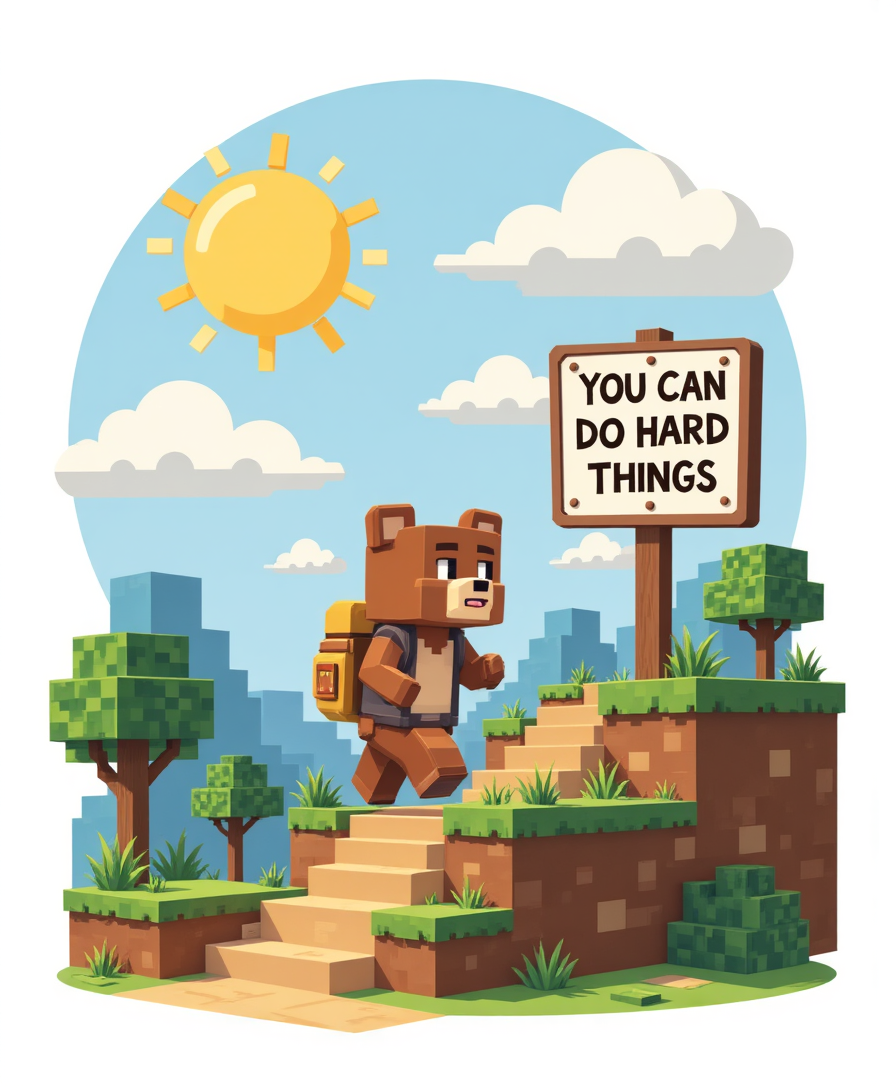 You Can Do Hard Things – Printable Kids Wall Art (Set of 4 Digital Files)