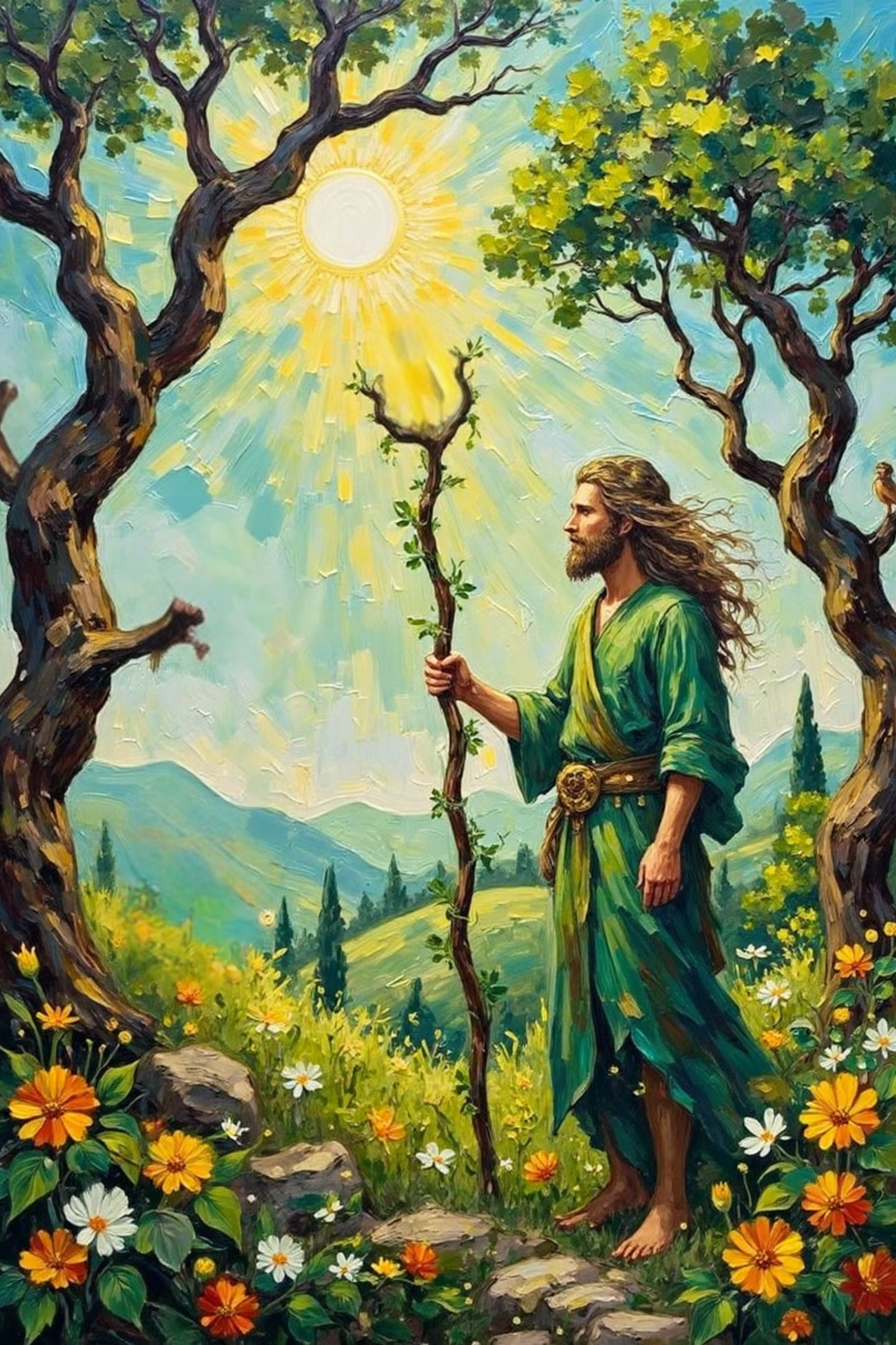 Freyr – God of fertility, prosperity, harvest, and peace | Norse Mythology Digital Wall Art