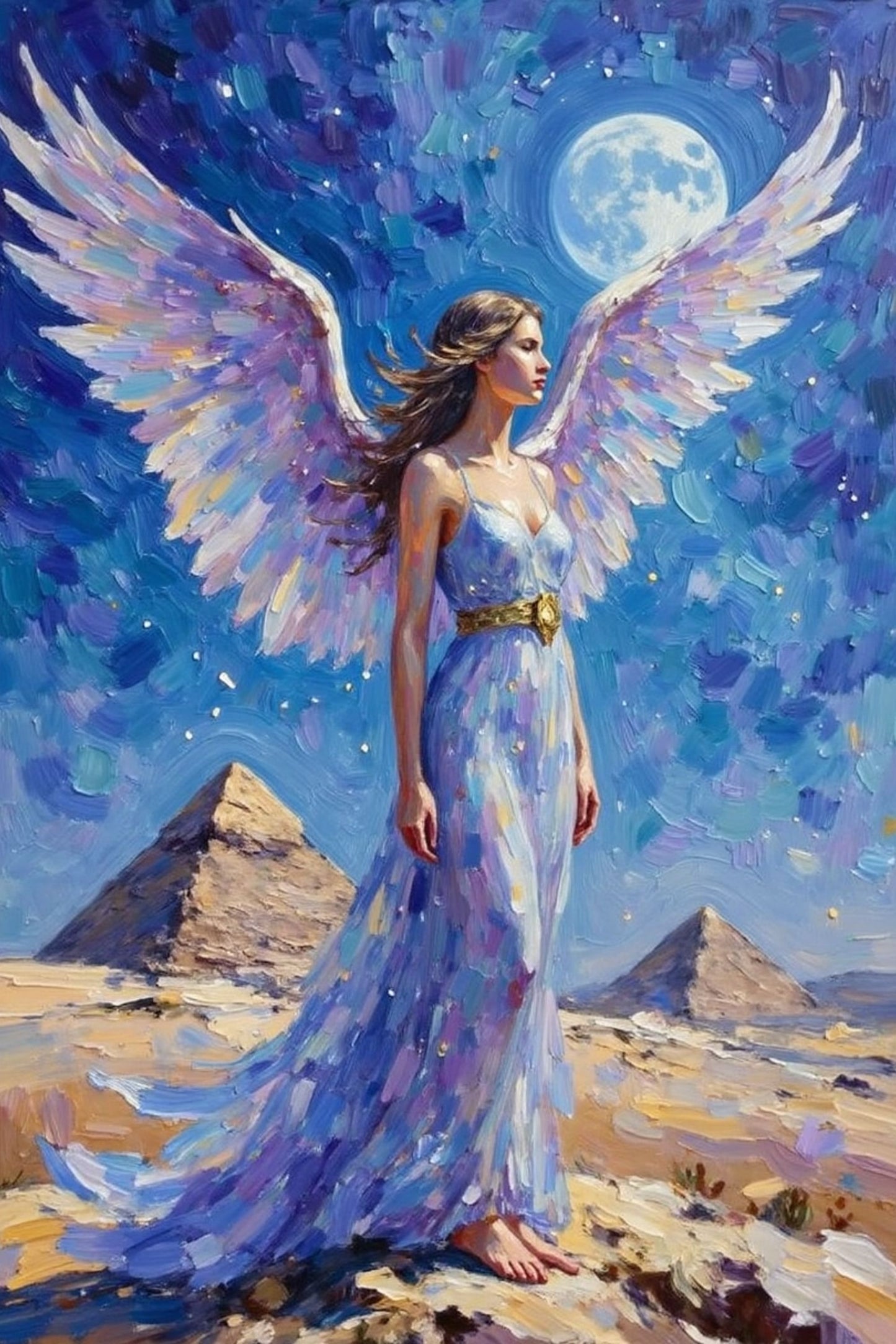 Isis – Goddess of magic, motherhood, and healing | Egyptian Mythology Digital Wall Art