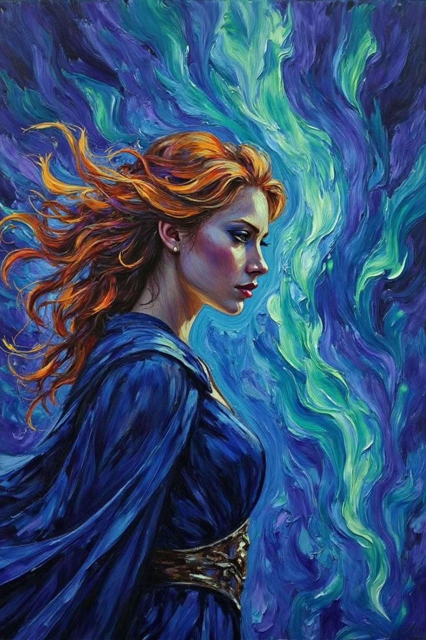 Freyja – Goddess of love, beauty, fertility, and powerful magic | Norse Mythology Digital Wall Art