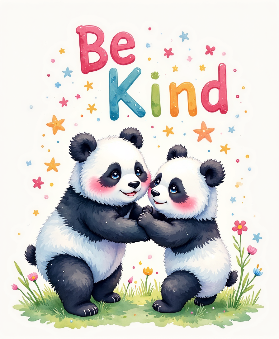 Be Kind – Kids & Nursery Digital Wall Art (4 Unique Designs, 4:5 & 2:3 Ratios)