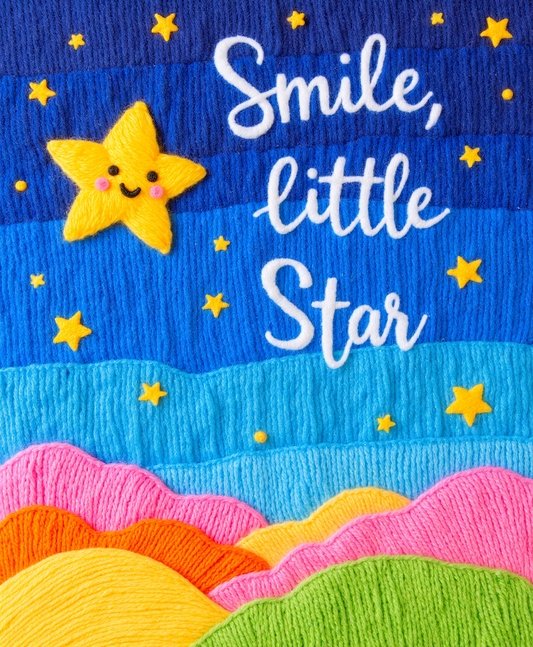 Smile, Little Star – Kids & Nursery Digital Wall Art (4:5 & 2:3 Ratios)