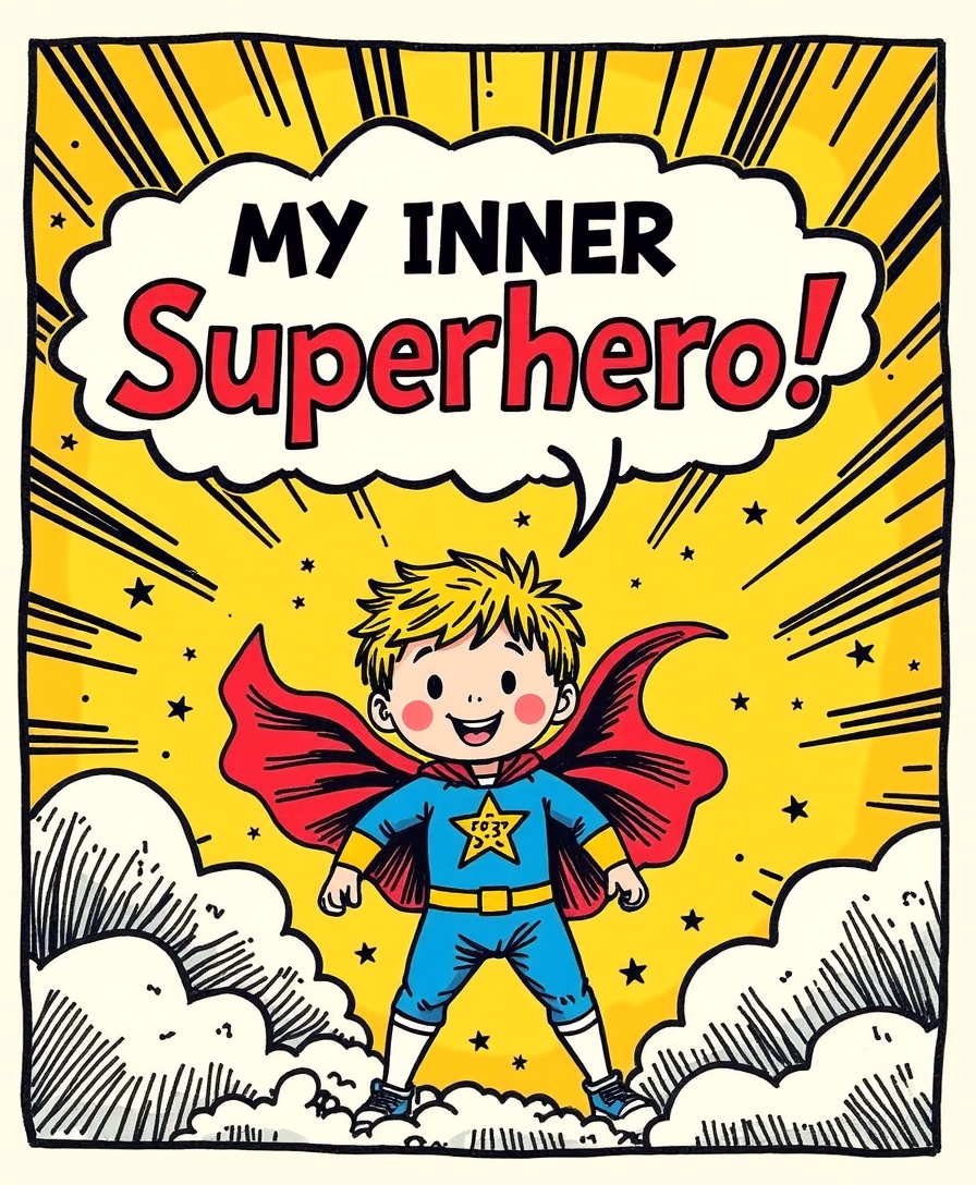 My Inner Superhero – Kids & Nursery Digital Wall Art
