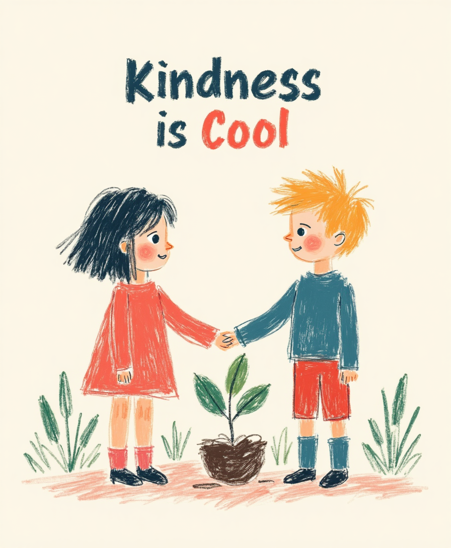 Kindness is Cool – Kids & Nursery Wall Art | Digital Download