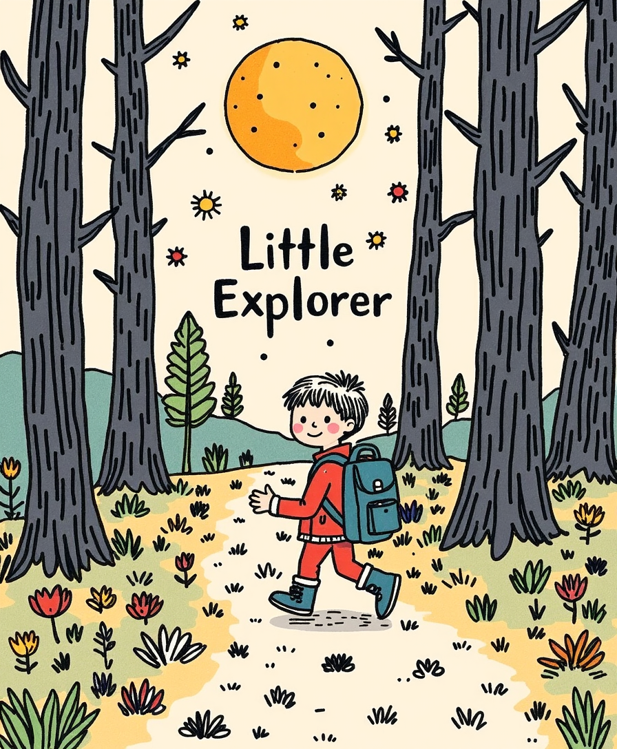 Little Explorer – Kids & Nursery Digital Wall Art