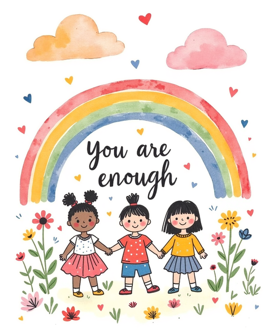 You Are Enough – Kids & Nursery Wall Art | Digital Download