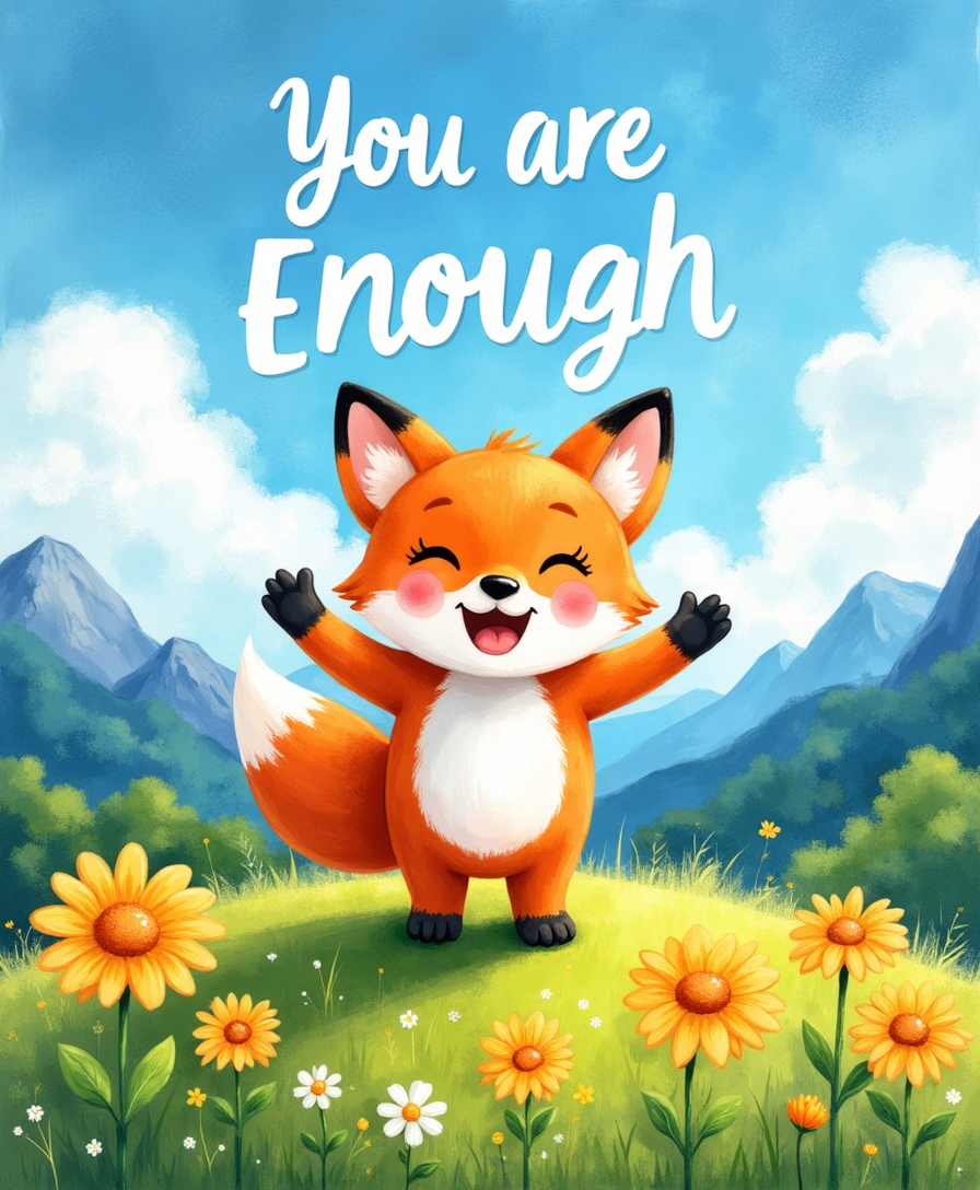 You Are Enough – Kids & Nursery Wall Art | Digital Download