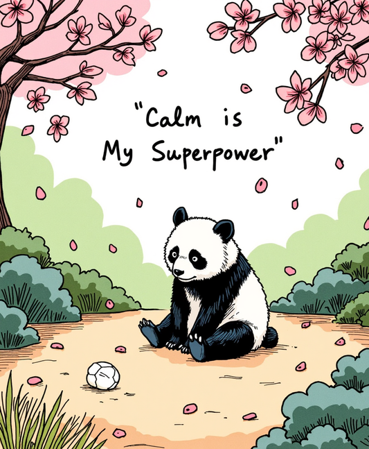 Calm is My Superpower – Kids & Nursery Digital Wall Art (4:5 & 2:3 Ratios)