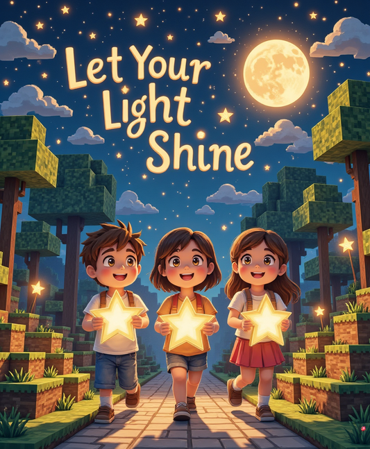 Let Your Light Shine – Kids & Nursery Wall Art | Digital Download