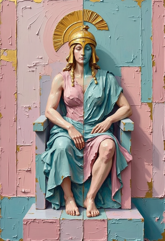 Athena – Goddess of wisdom, strategy, and crafts | Greek Mythology Digital Wall Art