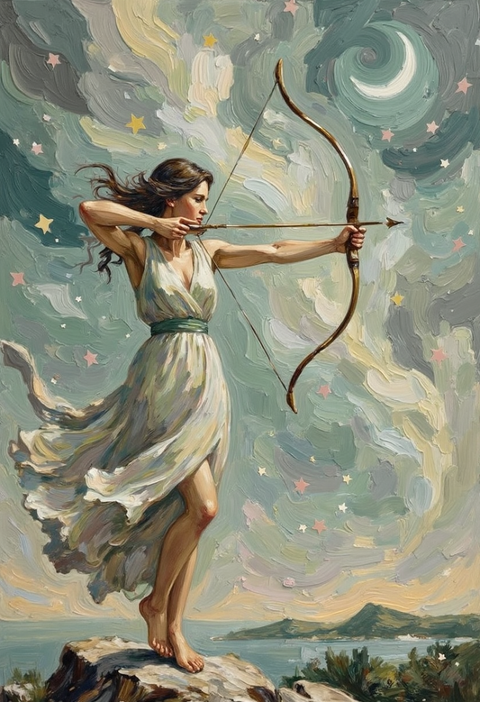 Artemis – Goddess of the moon, hunting, and protector of young women | Greek Mythology Digital Wall Art