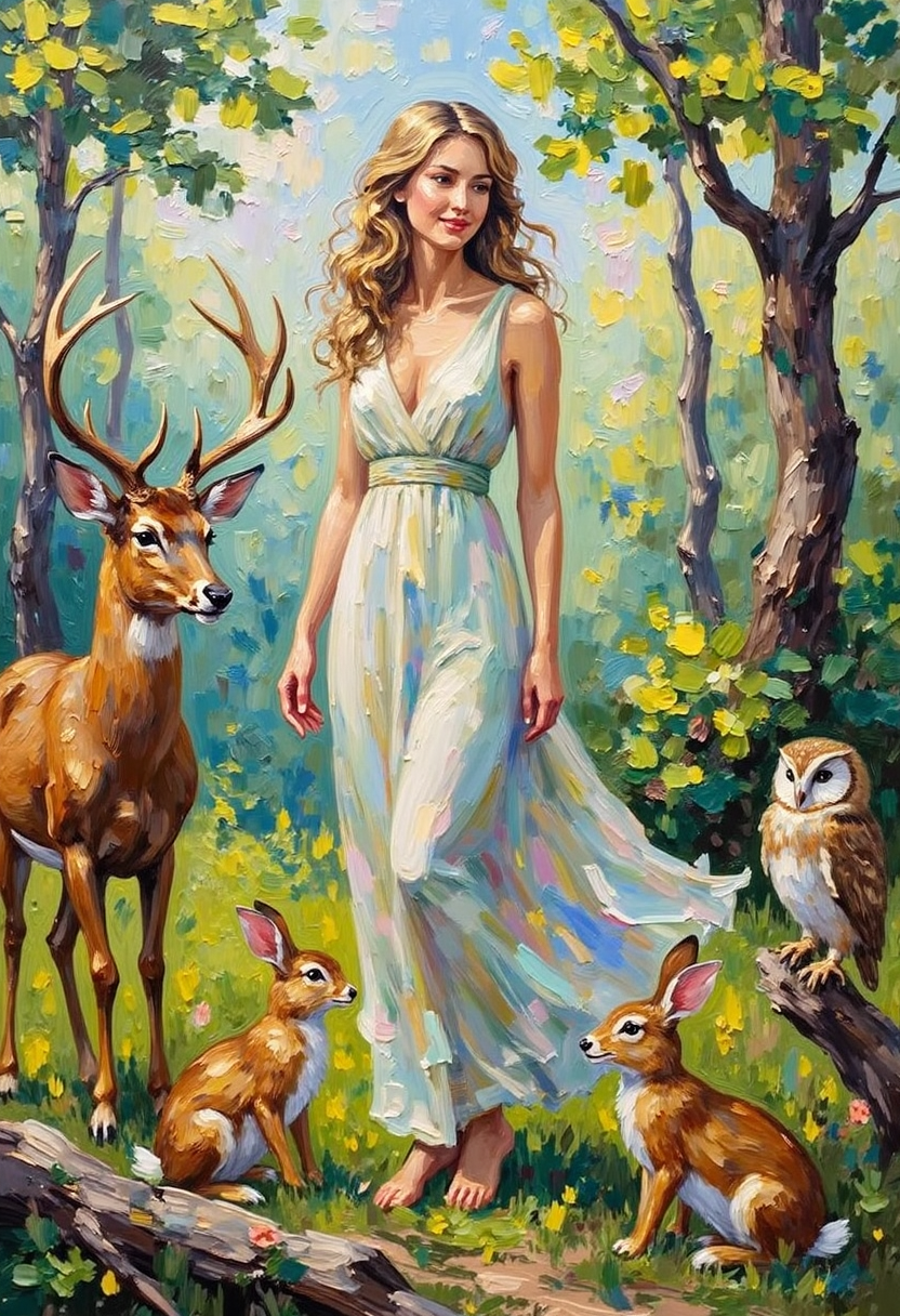 Artemis – Goddess of the moon, hunting, and protector of young women | Greek Mythology Digital Wall Art