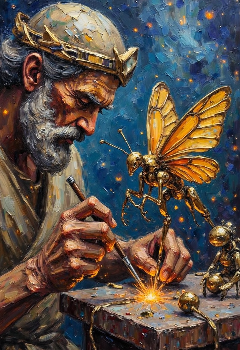 Hephaestus – God of fire & craftsmanship | Greek Mythology Digital Wall Art