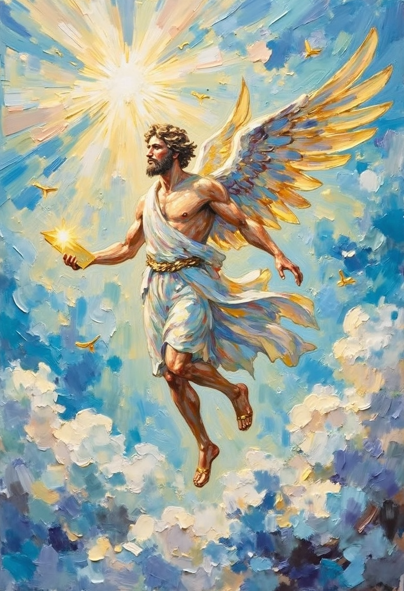 Hermes – Messenger god, god of trade and travelers | Greek Mythology Digital Wall Art