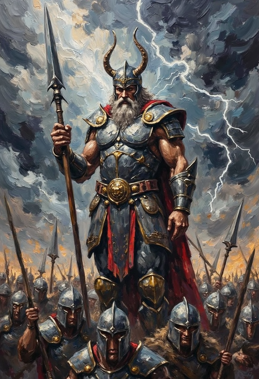 Odin - The All-Father, chief of the gods, god of wisdom, war, magic, and poetry | Norse Mythology Digital Wall Art