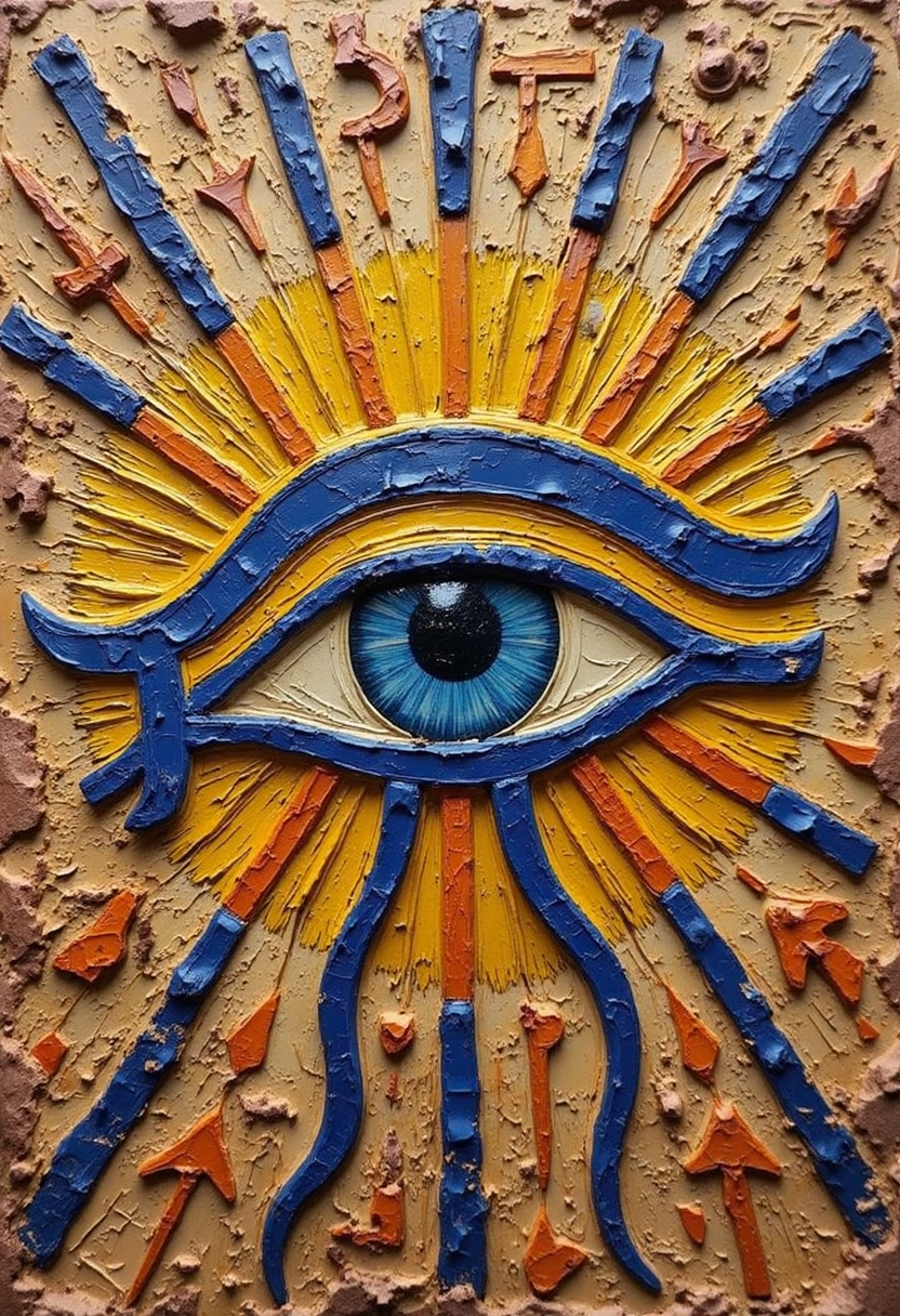 Horus - Falcon-headed god of the sky, kingship, and protection | Egyptian Mythology Digital Wall Art