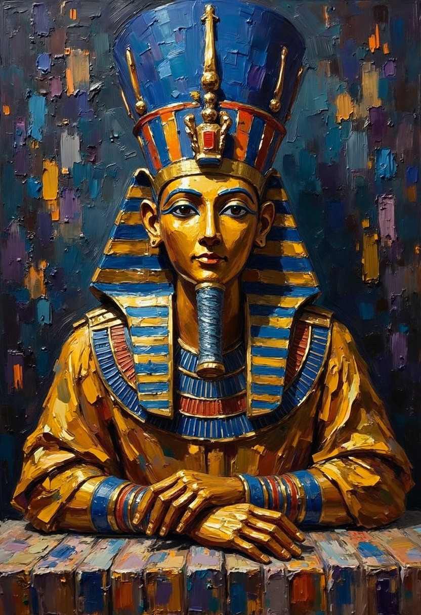Osiris – God of the afterlife, resurrection, and fertility | Egyptian Mythology Digital Wall Art