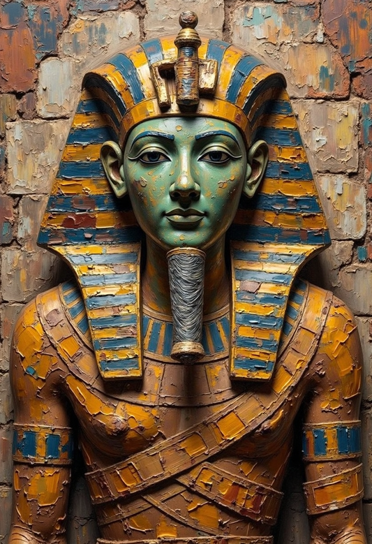 Osiris – God of the afterlife, resurrection, and fertility | Egyptian Mythology Digital Wall Art