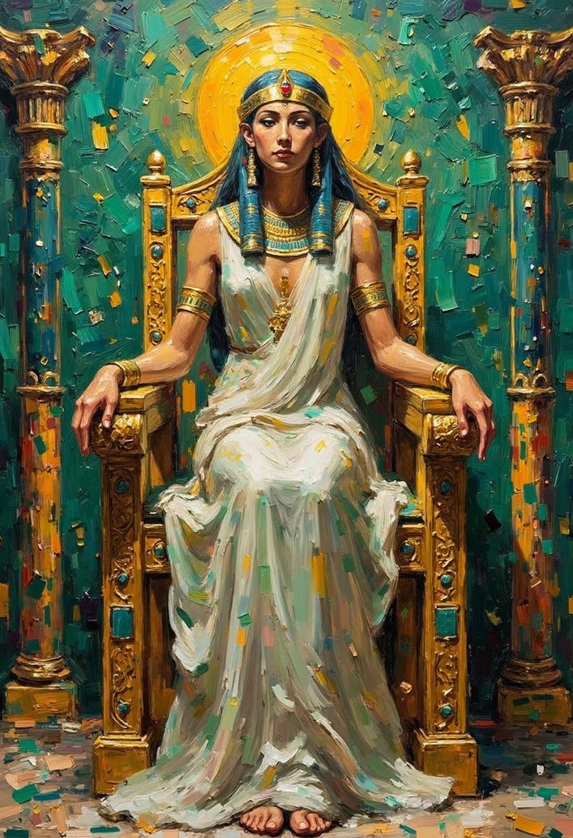Isis – Goddess of magic, motherhood, and healing | Egyptian Mythology Digital Wall Art