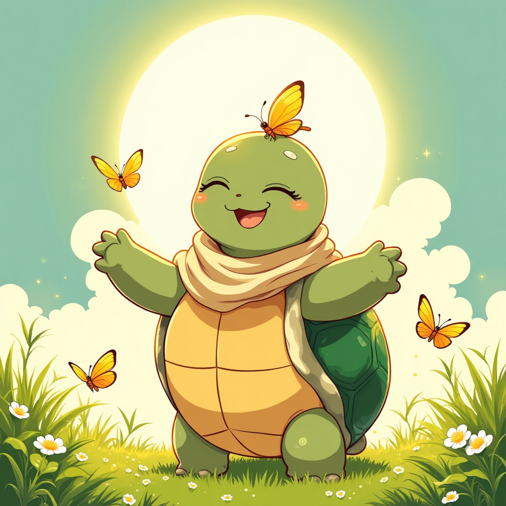 The Quiet Turtle's Day: Finding My Calm Place