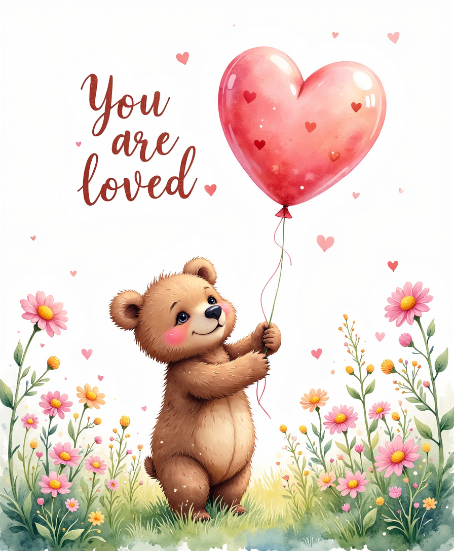 You Are Loved – Kids & Nursery Digital Wall Art (4 Unique Designs, 4:5 & 2:3 Ratios)