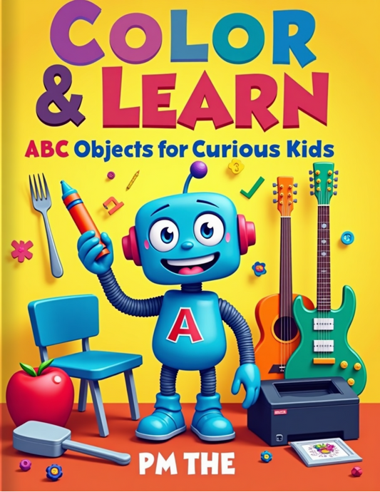 Color & Learn: ABC Objects for Curious Kids