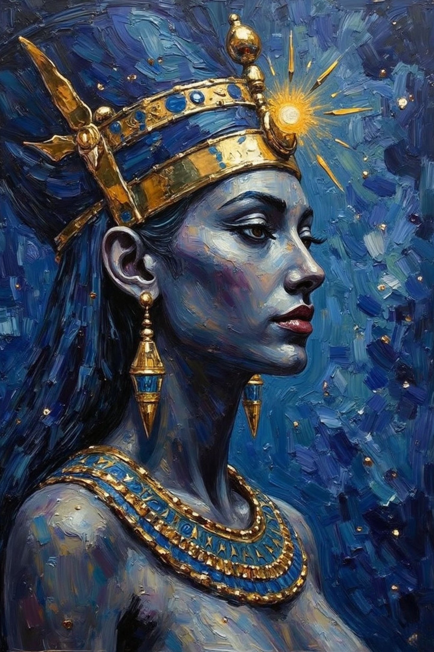 Isis – Goddess of magic, motherhood, and healing | Egyptian Mythology Digital Wall Art