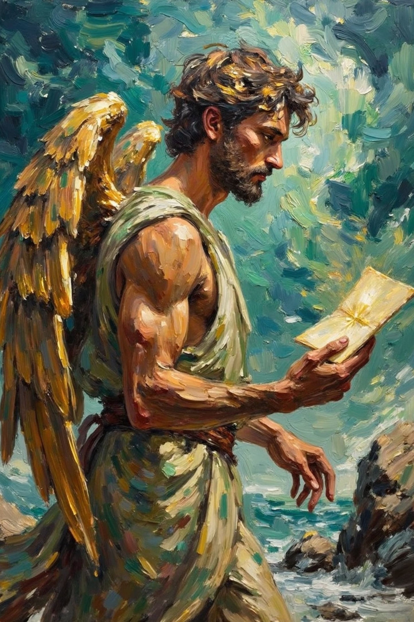 Hermes – Messenger god, god of trade and travelers | Greek Mythology Digital Wall Art