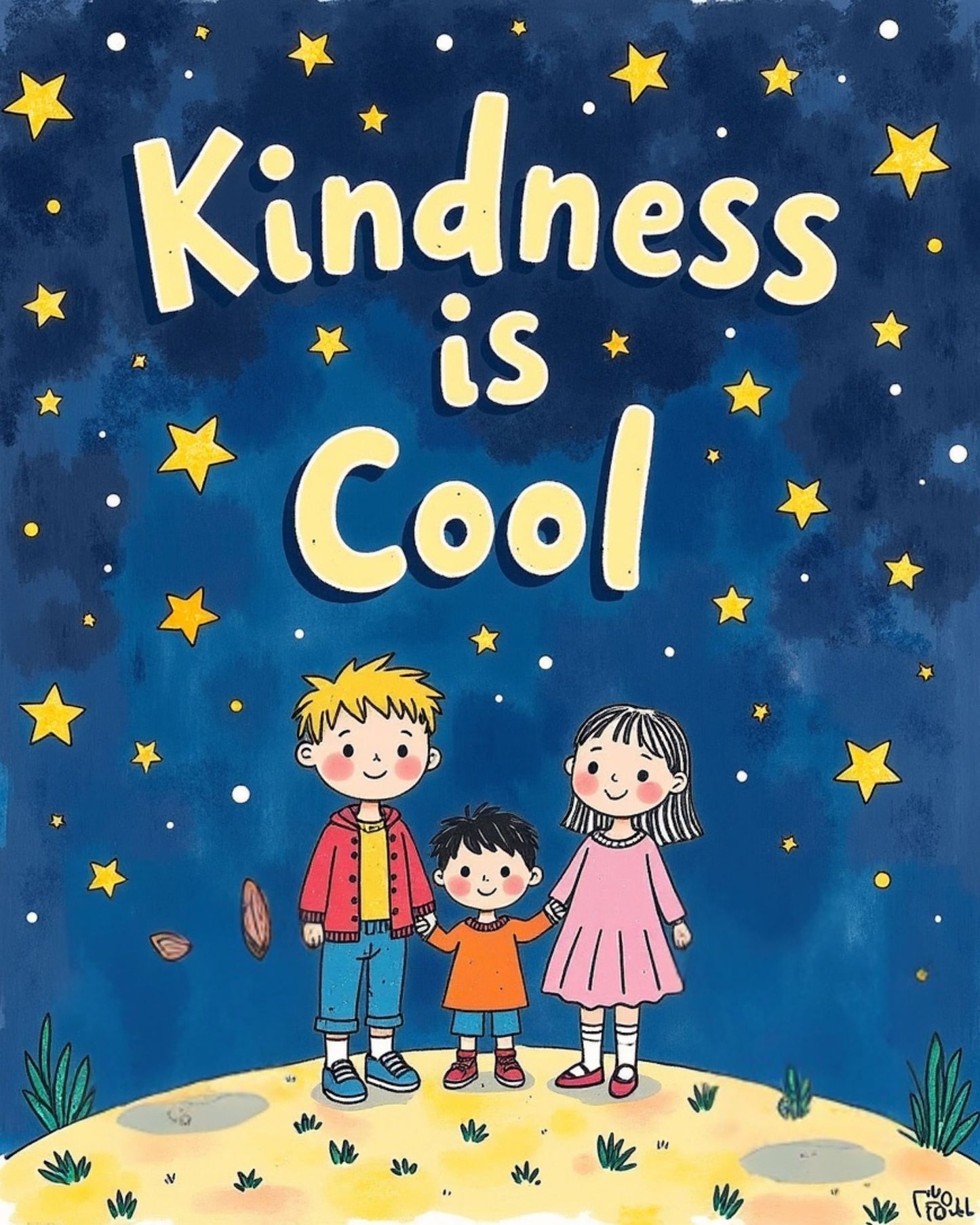Kindness is Cool – Kids & Nursery Wall Art | Digital Download