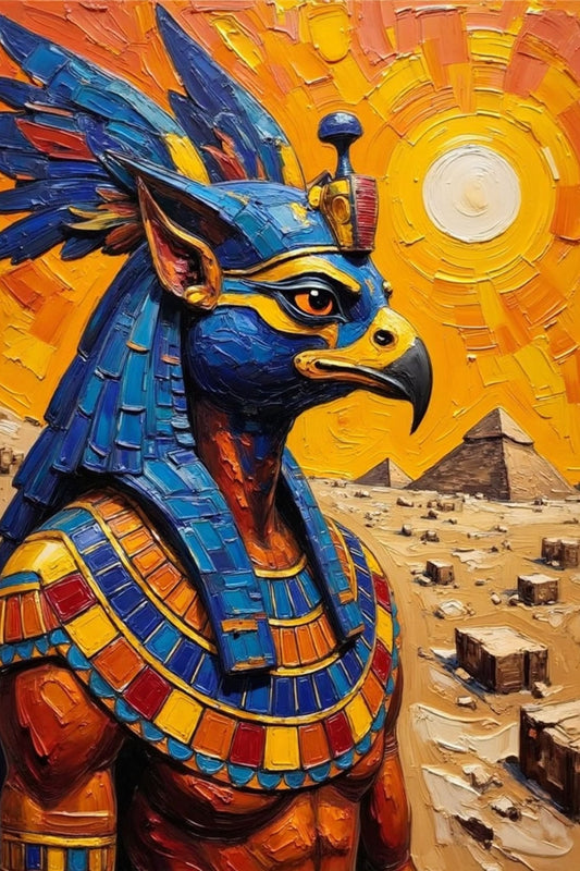 Ra – The sun god, supreme creator, ruler of the heavens | Egyptian Mythology Digital Wall Art